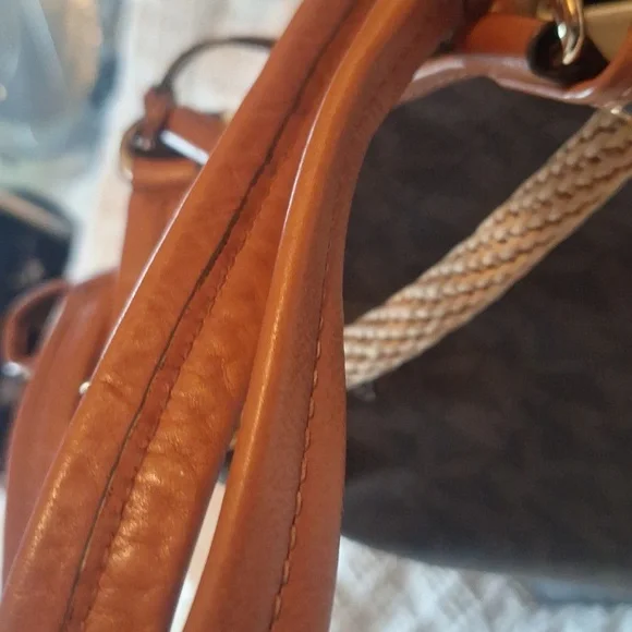 Michael Kors Brown and Tan Shoulder Bag - Picture 6 of 16